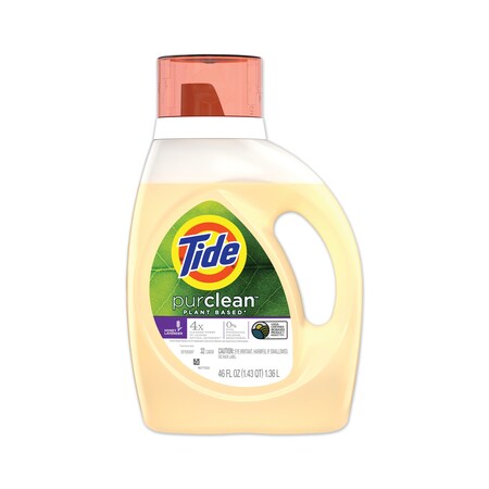 Tide PurClean Liquid Laundry Detergent, Honey Lavender, 32 Loads, 46oz, PK6 42046